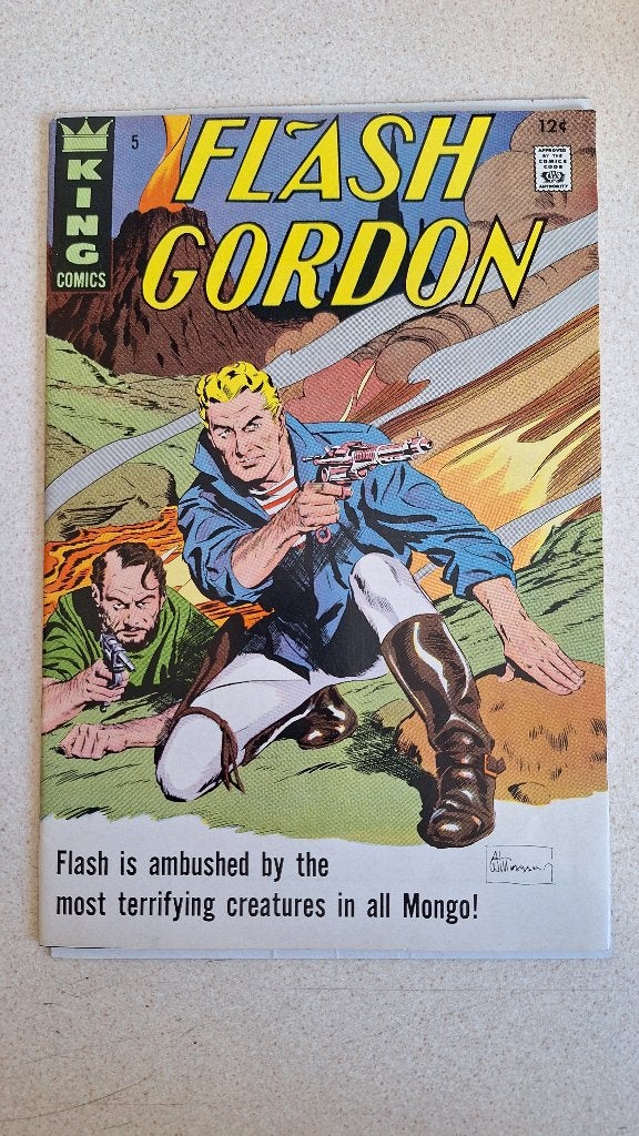 Flash gordon nr 5 ut 1967  silver age !, Amerika, Ophalen of Verzenden, Gelezen, Eén comic
