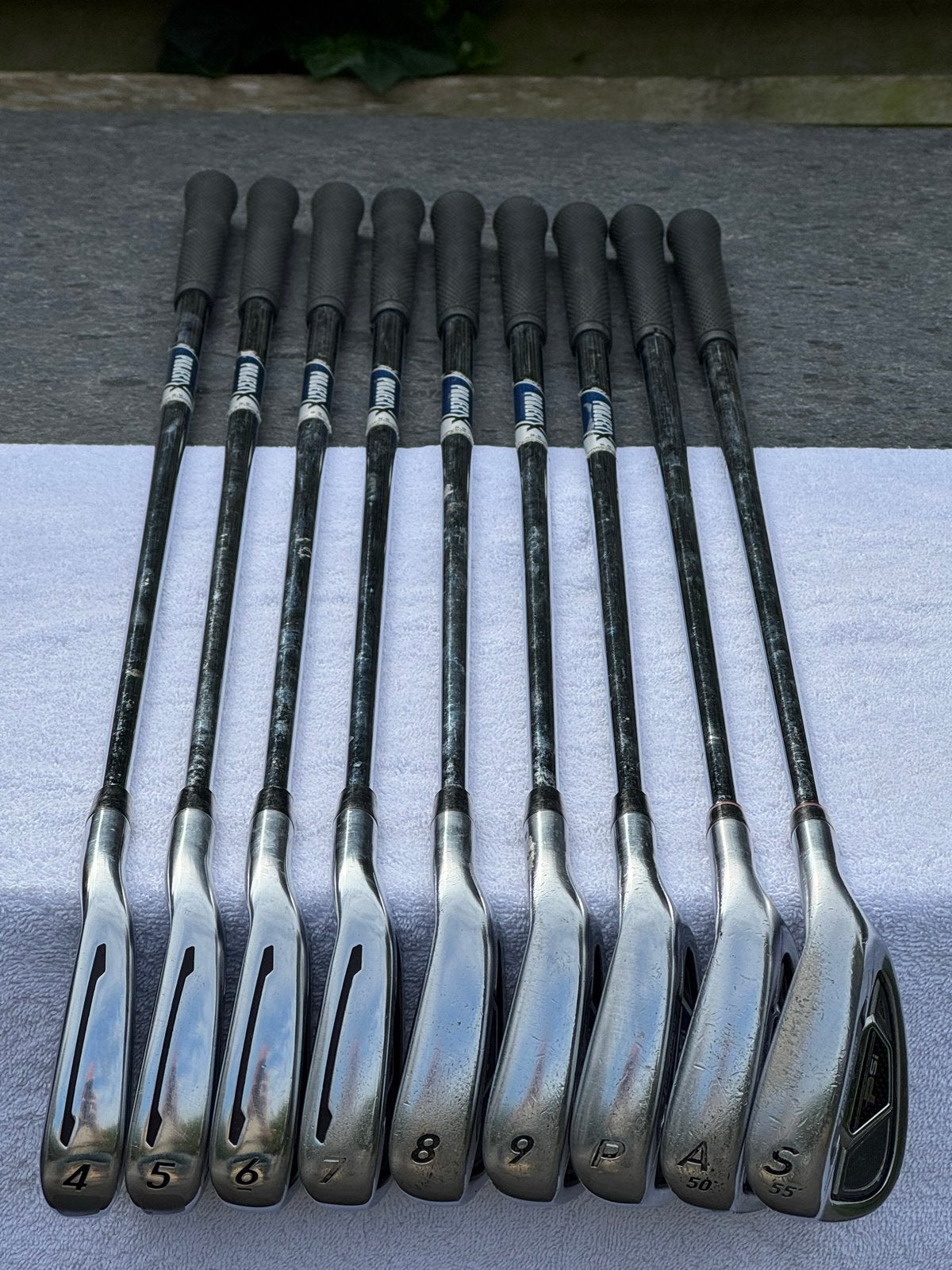 TaylorMade PSi ijzers (4 tm SW+AW)–Project X 5.5 Stiff Shaft, Sport en Fitness, Ophalen, Gebruikt, Set, Overige merken