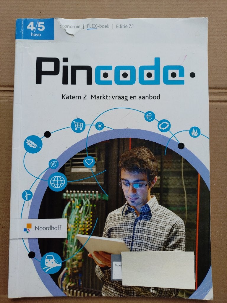 PINCODE - EDITIE 7.1- KATERN 2 - MARKT VRAAG EN AANBOD, Boeken, Verzenden, Gelezen, Overige niveaus