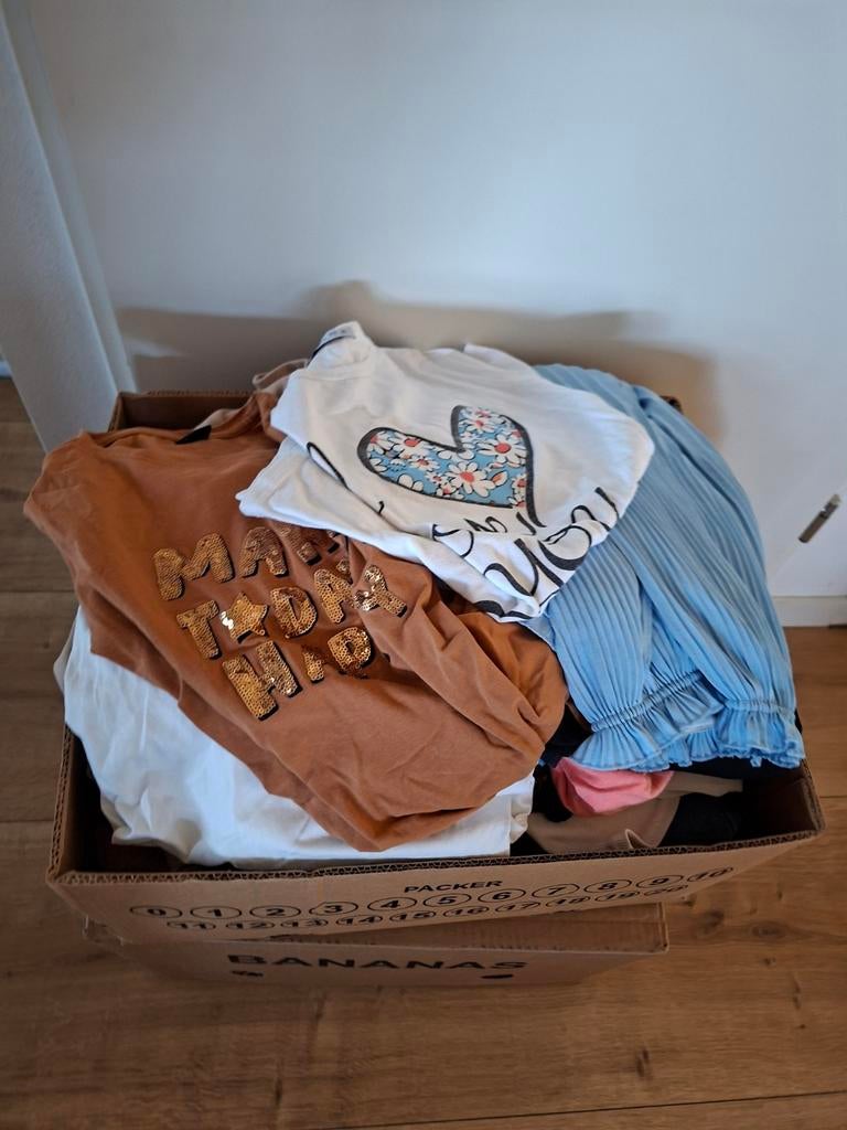 Maat 128/140 meidenkleding, Kinderen en Baby's, Babykleding | Baby-kledingpakketten, Ophalen of Verzenden