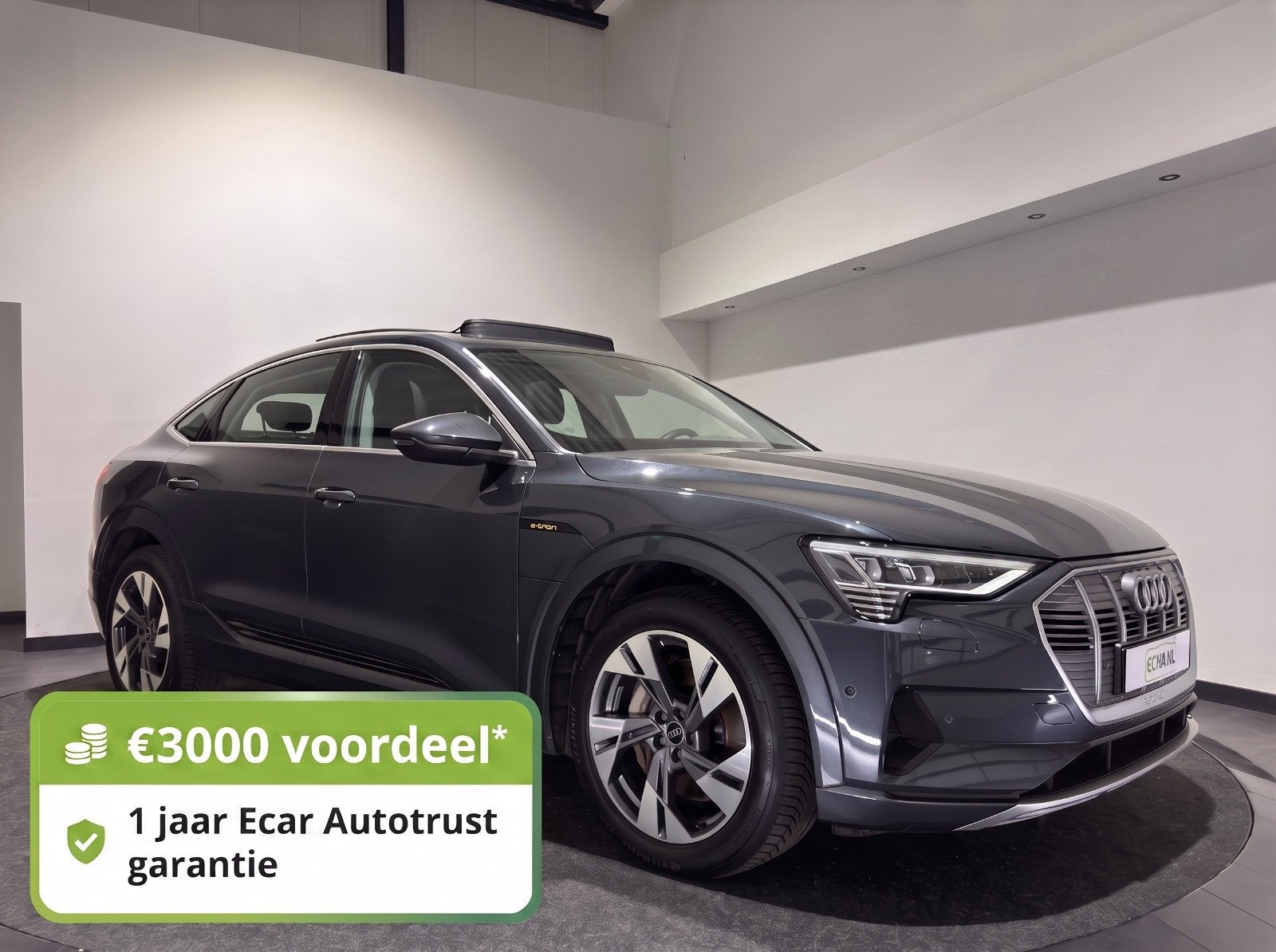 Audi e-tron Sportback 55 quattro Business edition Plus 95 kW, Auto's, 131 €/maand, 95 kWh, Met garantie (alle), Vierwielaandrijving