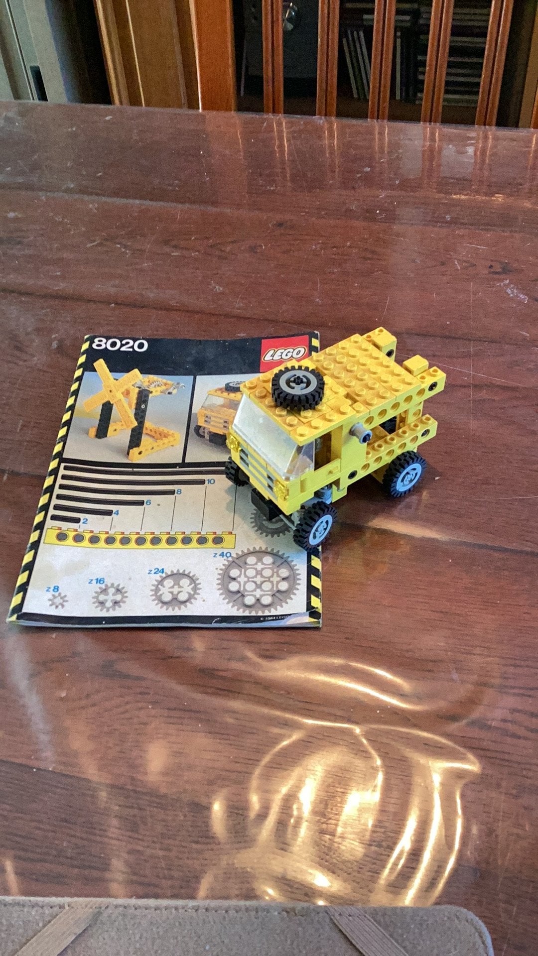 Technic Lego set 8020 vrachtwagen, Lego, Inclusief instructies, Ophalen of Verzenden, Zo goed als nieuw