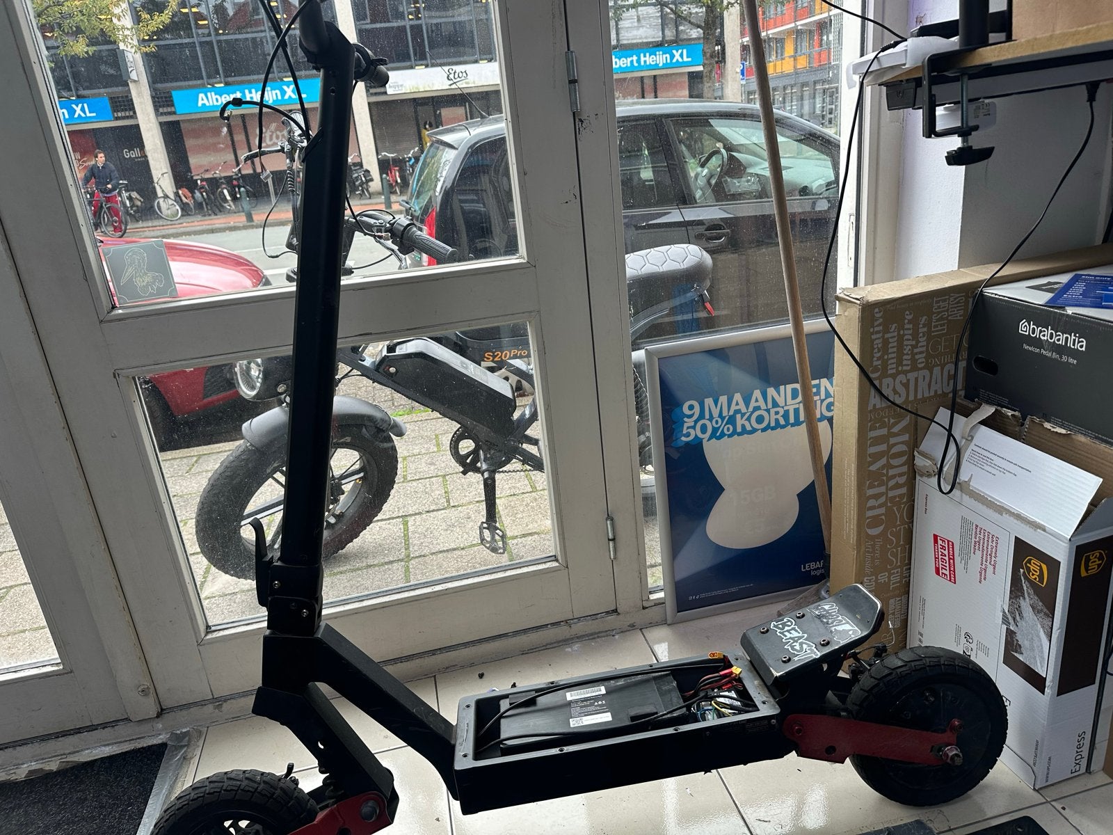 Kurkin G2 Kapot - Onderdelen Elektrische Step, Ophalen of Verzenden, Gebruikt, Elektrische step (E-scooter)