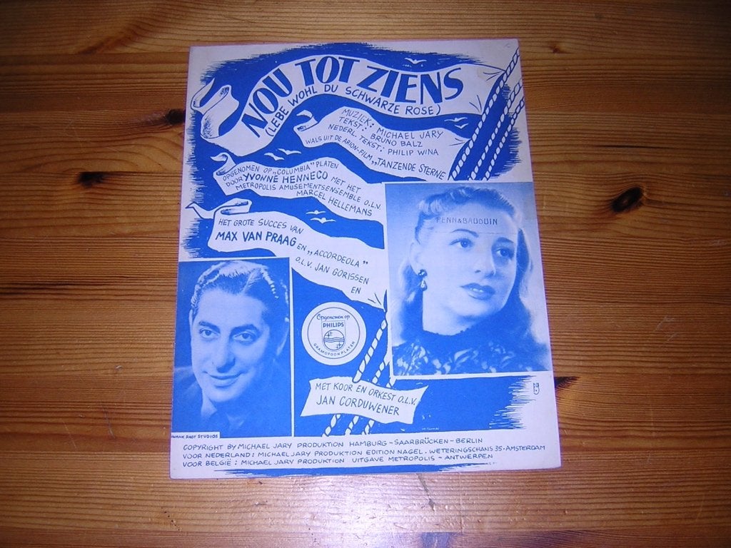 Nou tot ziens - michael jary, Gebruikt, Gitaar, Ophalen of Verzenden, Artiest of Componist