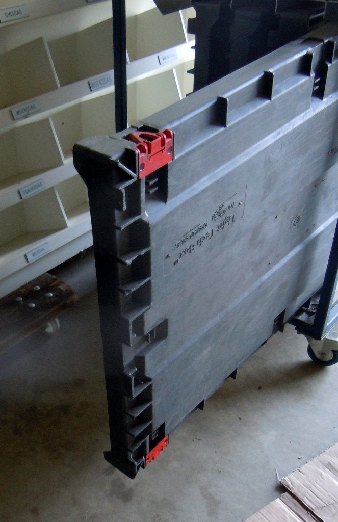 25x deksel voor pallet box (Light Tech Box), Doe-het-zelf en Verbouw, Kratten en Dozen, Zo goed als nieuw, Doos, 100 cm of meer