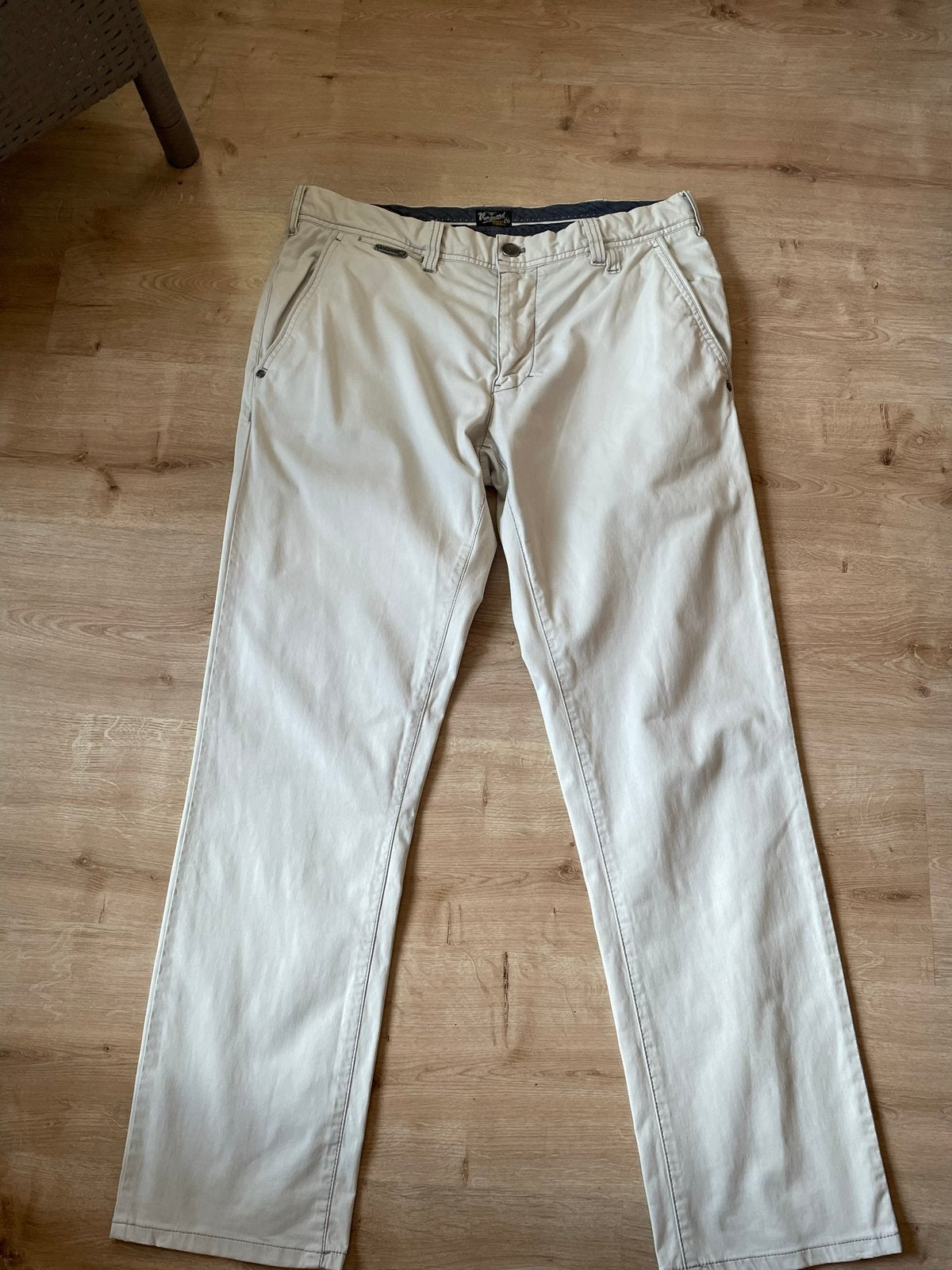 VANGUARD JEANS  MAAT 34/30 CREME, Kleding | Heren, Ophalen of Verzenden, Zo goed als nieuw, Overige kleuren, W33 - W34 (confectie 48/50)