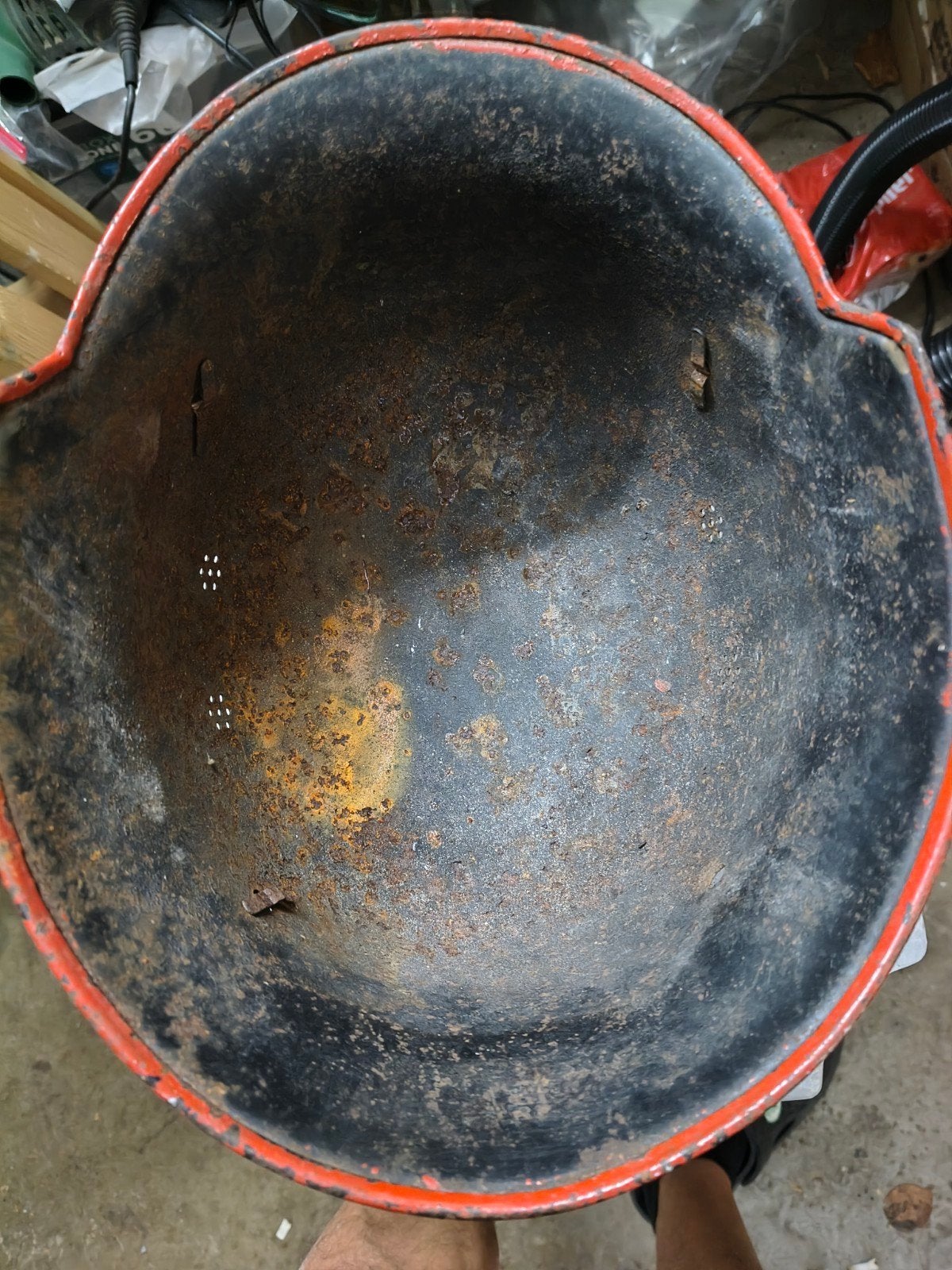 M34 helm schuurvondst, Ophalen, Duitsland, Helm of Baret