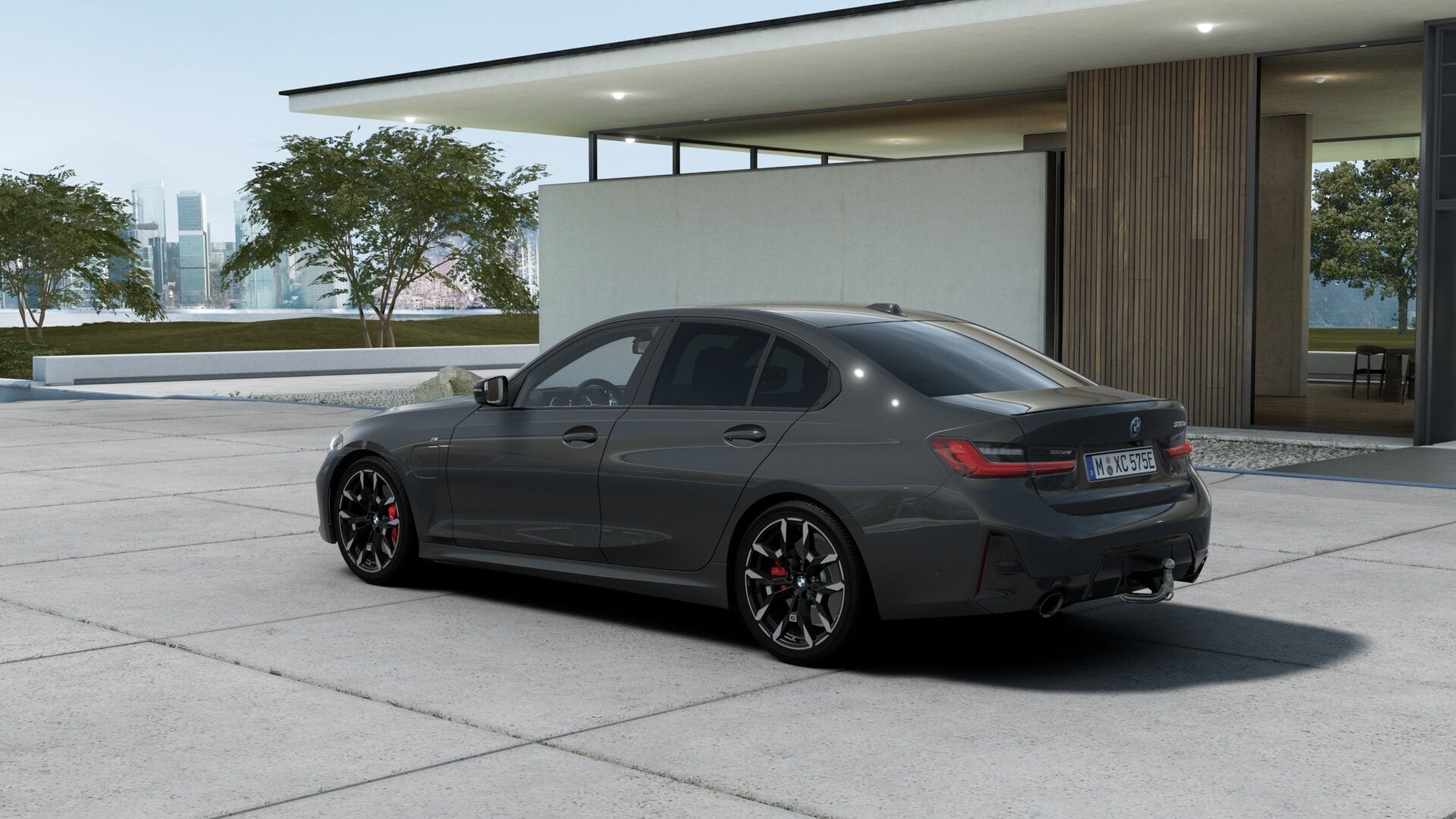 BMW 3 Serie 330e M Sport Automaat / Trekhaak / Sportstoelen, Automaat, Achterwielaandrijving, Zwart, 4 cilinders
