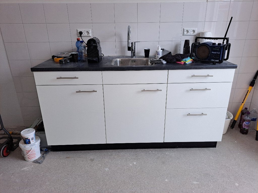 Bruynzeel Atlas Laser keuken wit WI12 - splinternieuw, Ophalen, Wit, Enkelwandige keuken, Zo goed als nieuw
