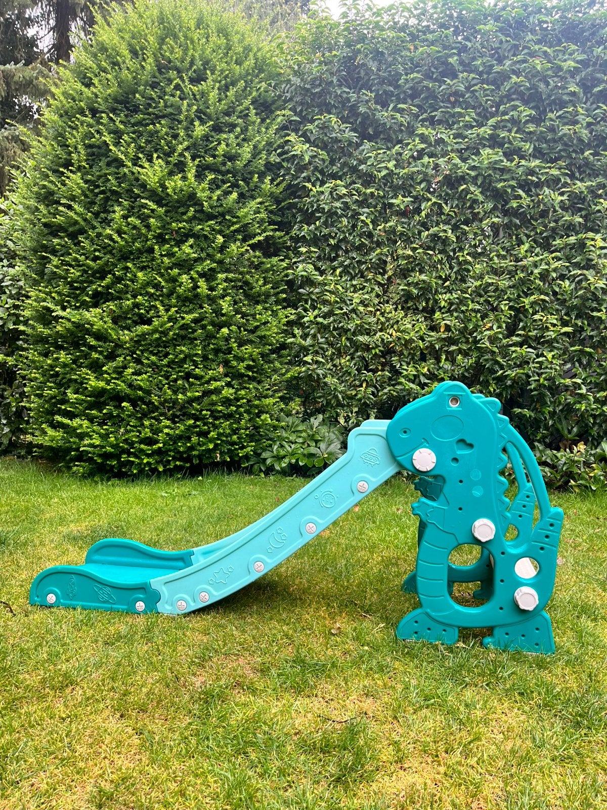 Opvouwbare dino‑glijbaan, Kinderen en Baby's, Speelgoed | Buiten | Speeltoestellen, Ophalen, Gebruikt, Glijbaan