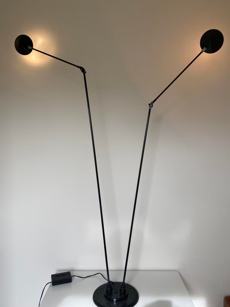 Vintage jaren '60 Pola Amstelveen vloerlamp, Ophalen, Gebruikt, Metaal, 150 tot 200 cm