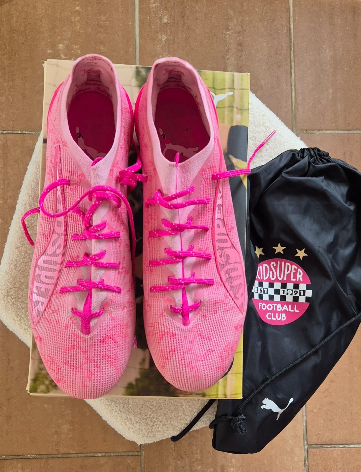 Puma Ultra 5 Ultimate Ex Kid Super FG voetbal - Maat 43, Gebruikt, Schoenen, Maat L, Ophalen of Verzenden