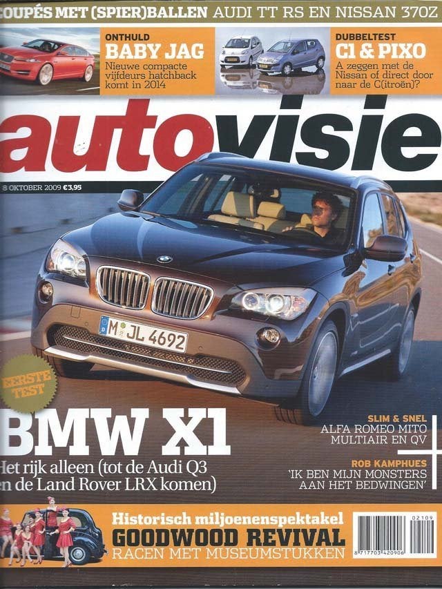 Autovisie 21 2009 : Audi TT - Nissan 370Z - Alfa Romeo Mito, Ophalen of Verzenden, Gelezen, Algemeen