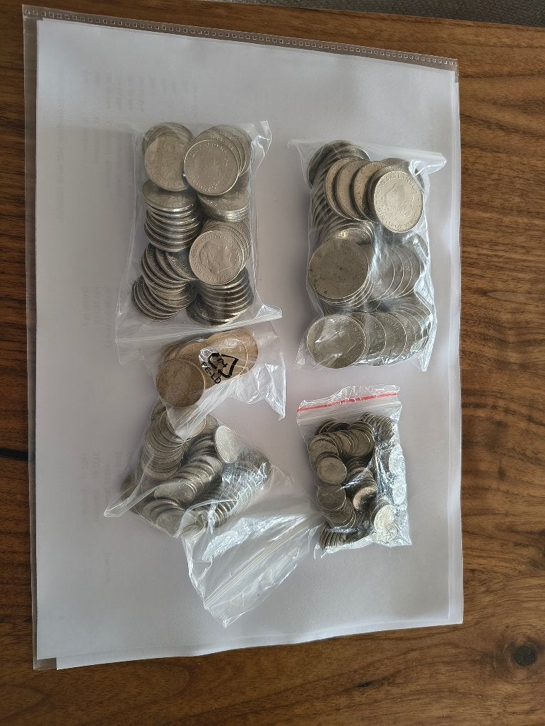 Nederlandse Munten, Ophalen, Koningin Juliana, Zilver, Overige waardes