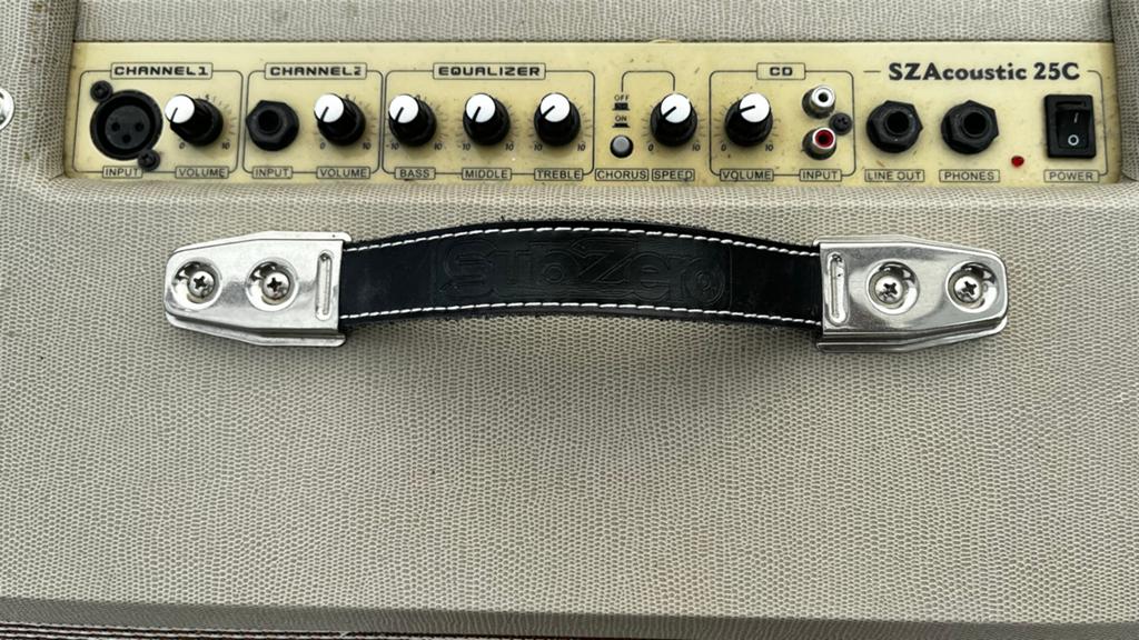 SubZero SZAcoustic 25C Akoestische Gitaarversterker, Ophalen, Zo goed als nieuw, Gitaar, Minder dan 50 watt