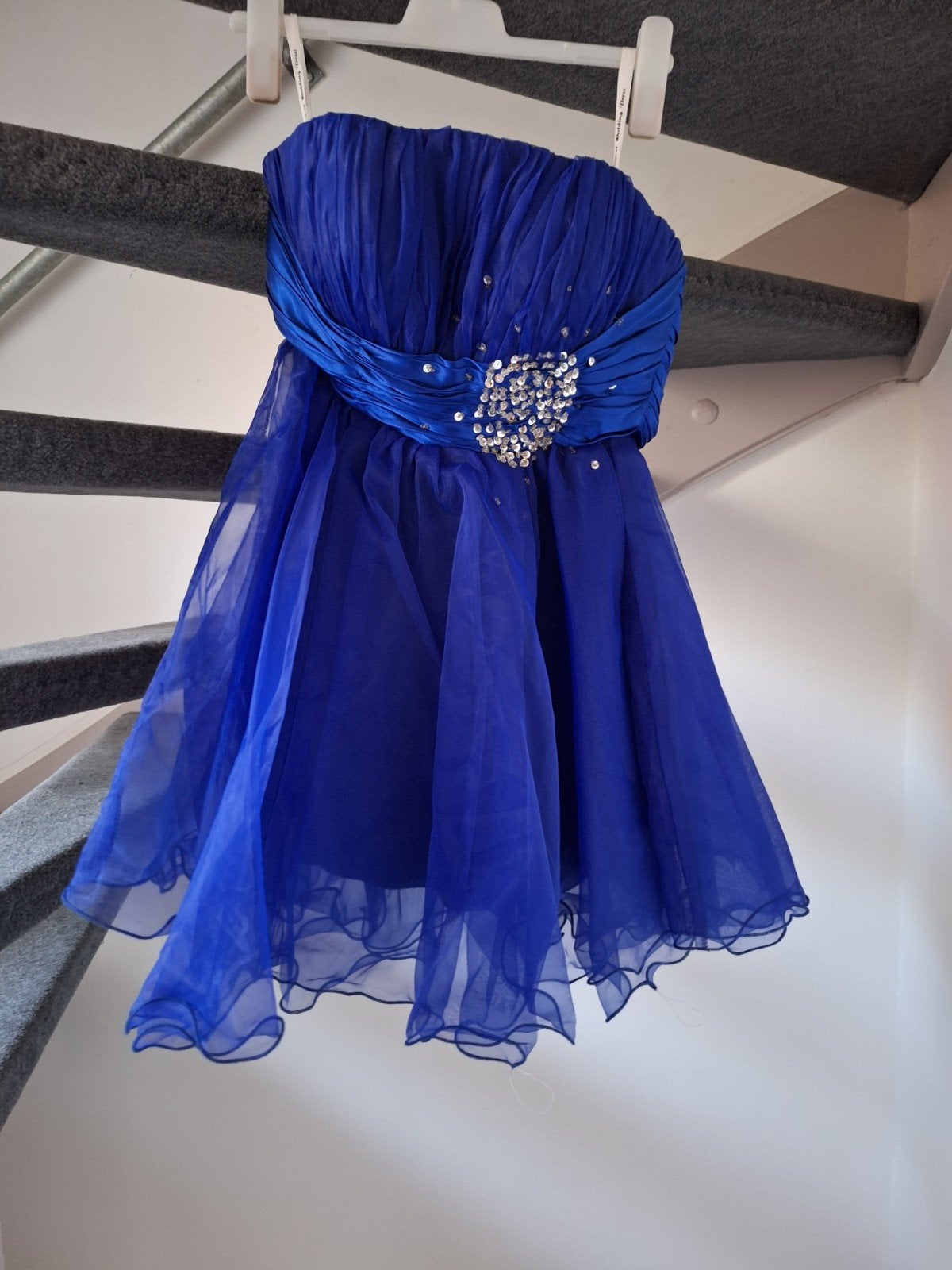 Prachtige blauwe galajurk/cocktailjurk maat XL, Kleding | Dames, Jurken, Blauw, Maat 46/48 (XL) of groter, Ophalen of Verzenden