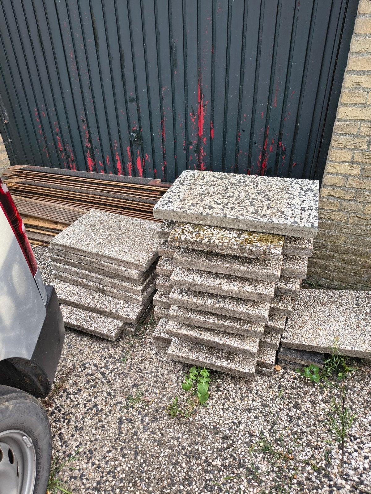 Grindtegels van beton, Ophalen, Gebruikt, 5 tot 10 m², Beton