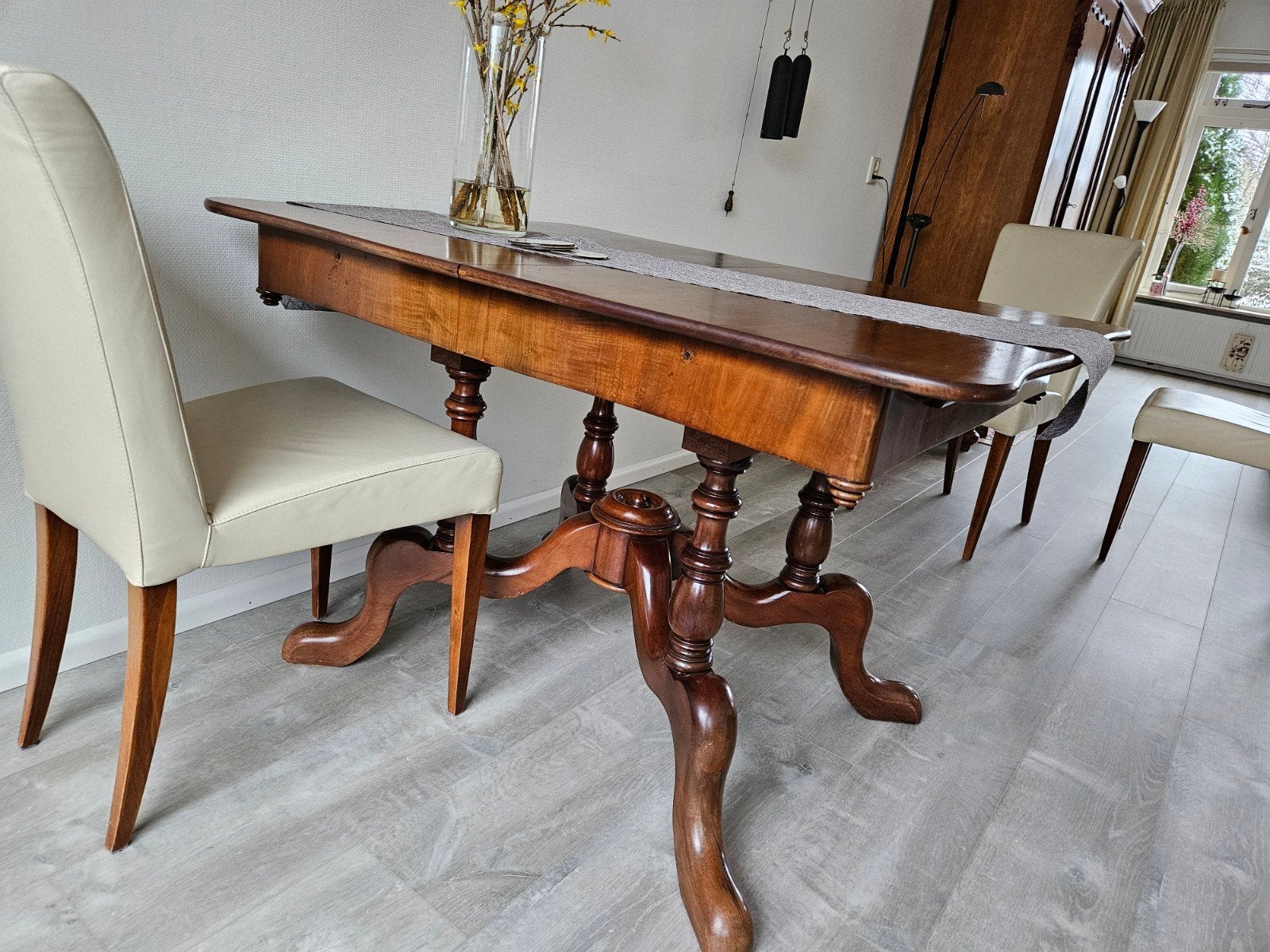 Te koop: antieke kersenhouten tafel, Ophalen of Verzenden