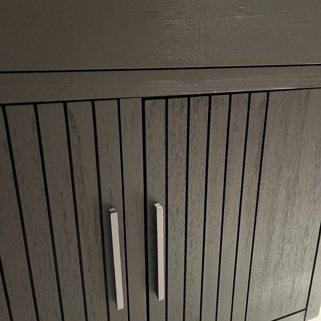 Pavie Bergkast 2 Deur 1 Klep 6 Open Vak 100cm Castle Black -, Niet ingevuld, Niet ingevuld, Niet ingevuld