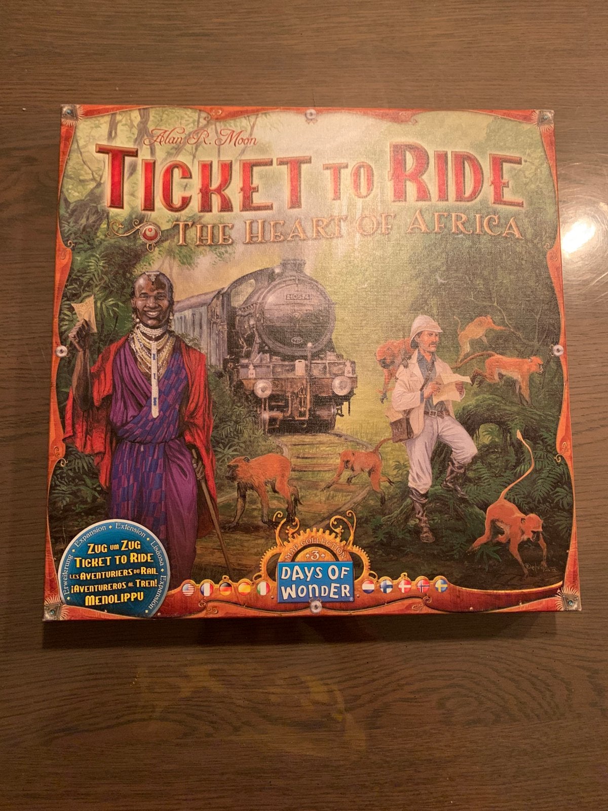 Ticket to ride: The heart of Africa (uitbreiding), Drie of vier spelers, Ophalen of Verzenden, Gebruikt