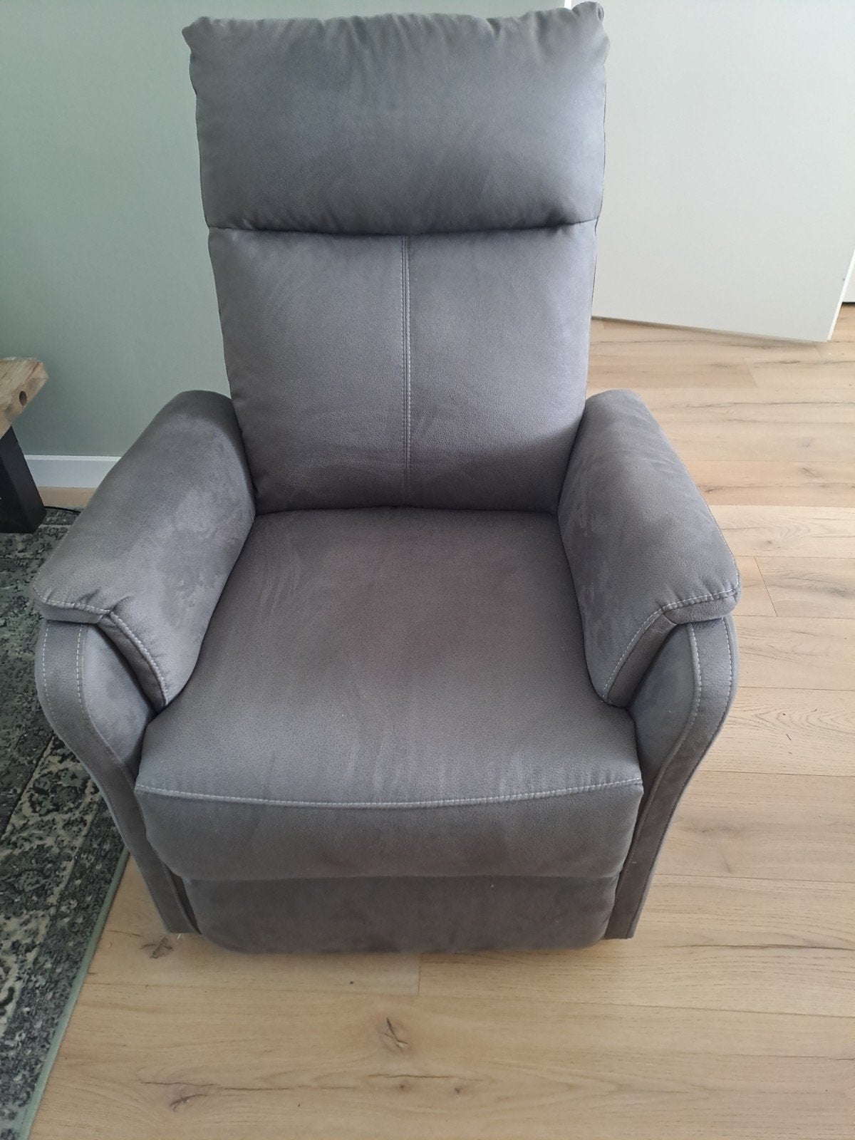 relax fauteuil  licht grijs, Ophalen of Verzenden, 50 tot 75 cm