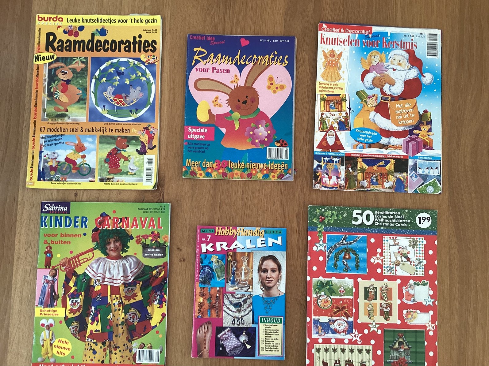 6 knutselboekjes compleet met raderbladen, Ophalen of Verzenden, Zo goed als nieuw