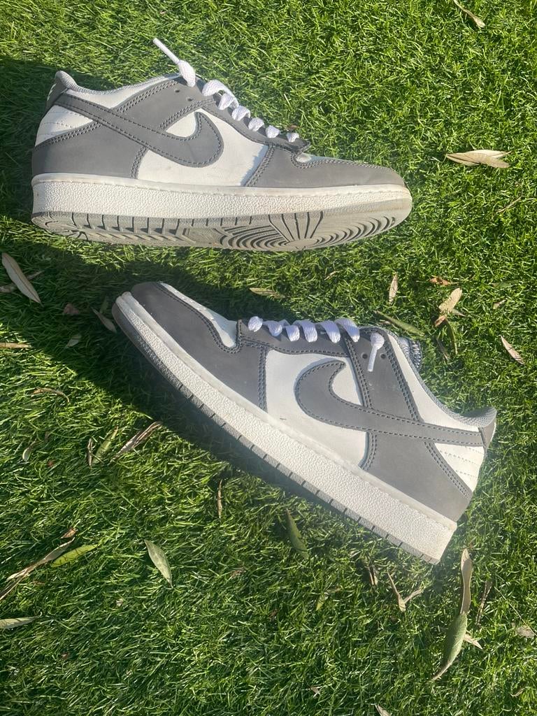Nike sb dunk low pro zo goed als nieuw, Nike, Ophalen of Verzenden, Grijs, Sneakers of Gympen