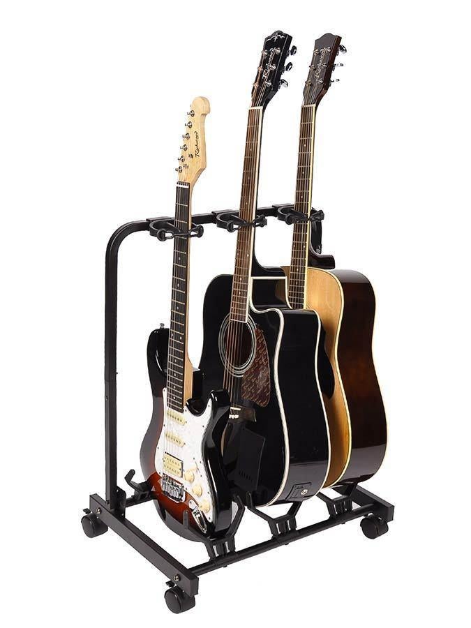 Boston GS-903 universeel gitaarstatief voor 3 gitaren, Gitaar, Instrumentstandaard, ., Nieuw
