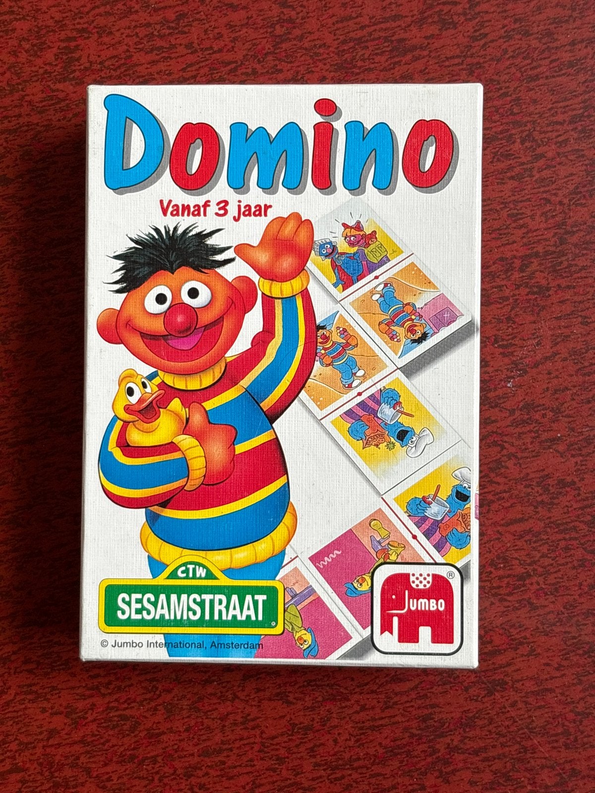 Domino Sesamplein spel van Jumbo, vanaf 3 jaar, Hobby en Vrije tijd, Gezelschapsspellen | Bordspellen, Een of twee spelers, Ophalen of Verzenden