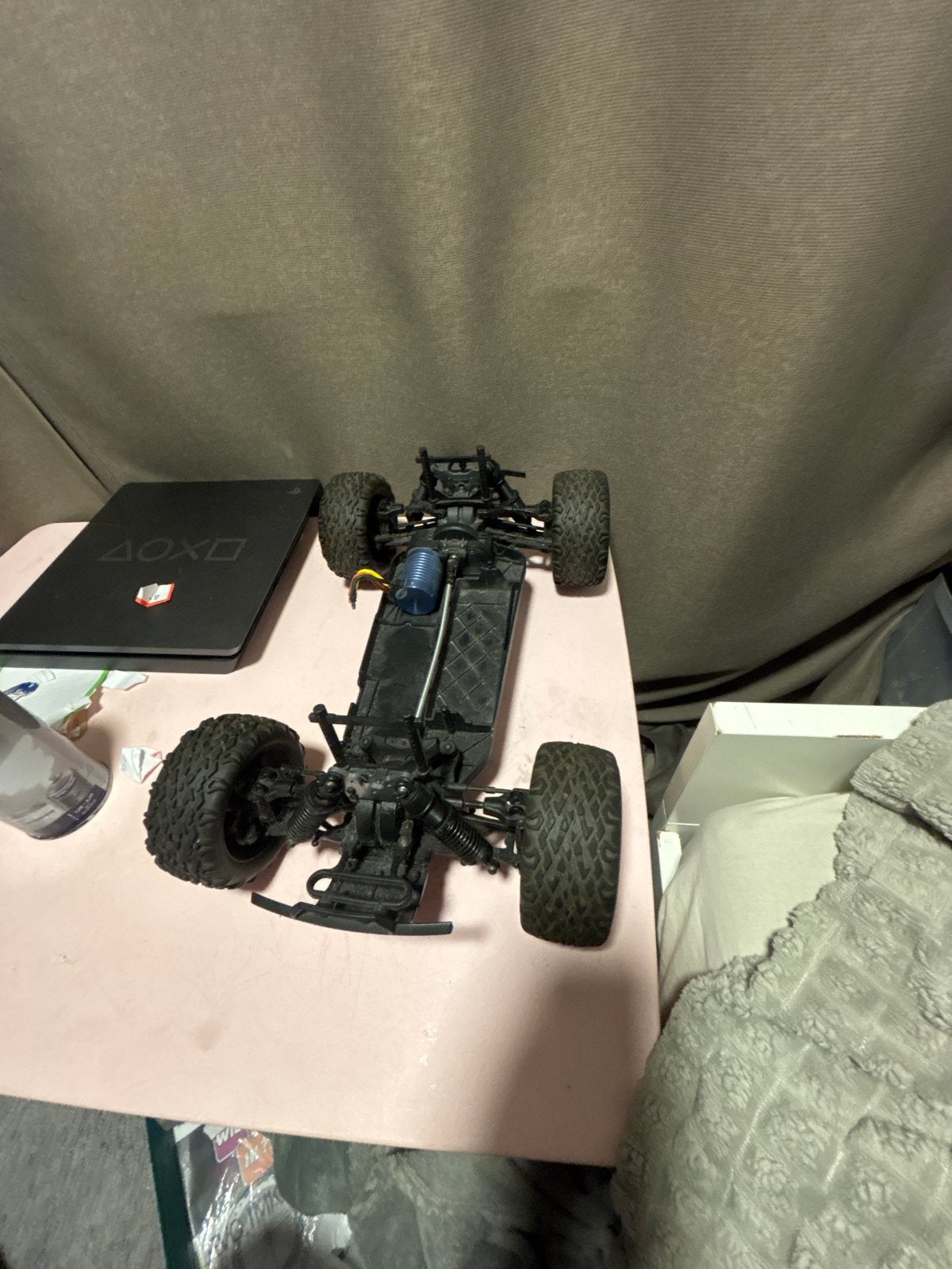 RC Auto Chassis met Motor - Offroad Buggy Onderstel, Elektro, Gebruikt, Auto offroad, Ophalen of Verzenden
