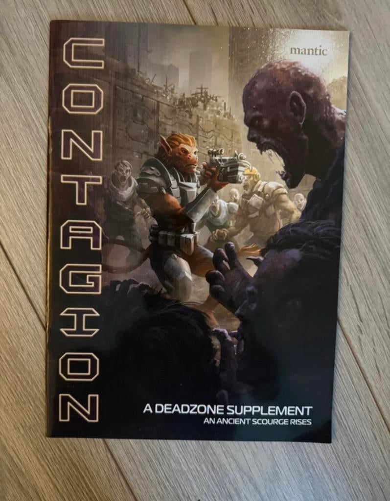 Mantic deadzone Contagion book, Ophalen of Verzenden, Zo goed als nieuw, Boek of Catalogus