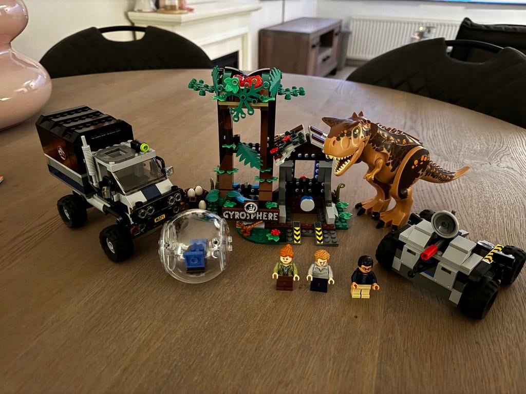 Lego 75929 Gyrobolontsnapping van Carnotaurus, Ophalen, Compleet, Jurassic World, Lego