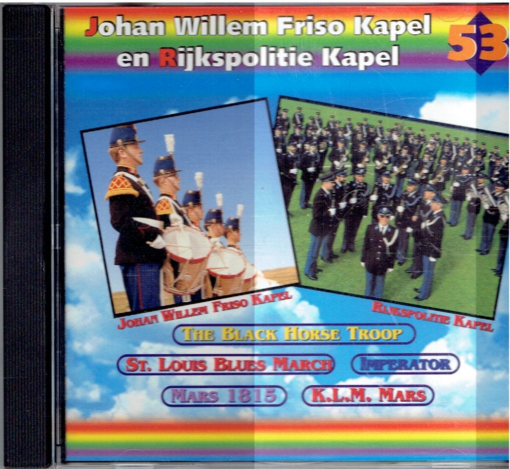 Hafabra - Johan Willem Friso Kapel en Rijkspolitie Kapel CD, Blaasorkest/fanfare, Ophalen of Verzenden, Zo goed als nieuw, Inclusief doosje