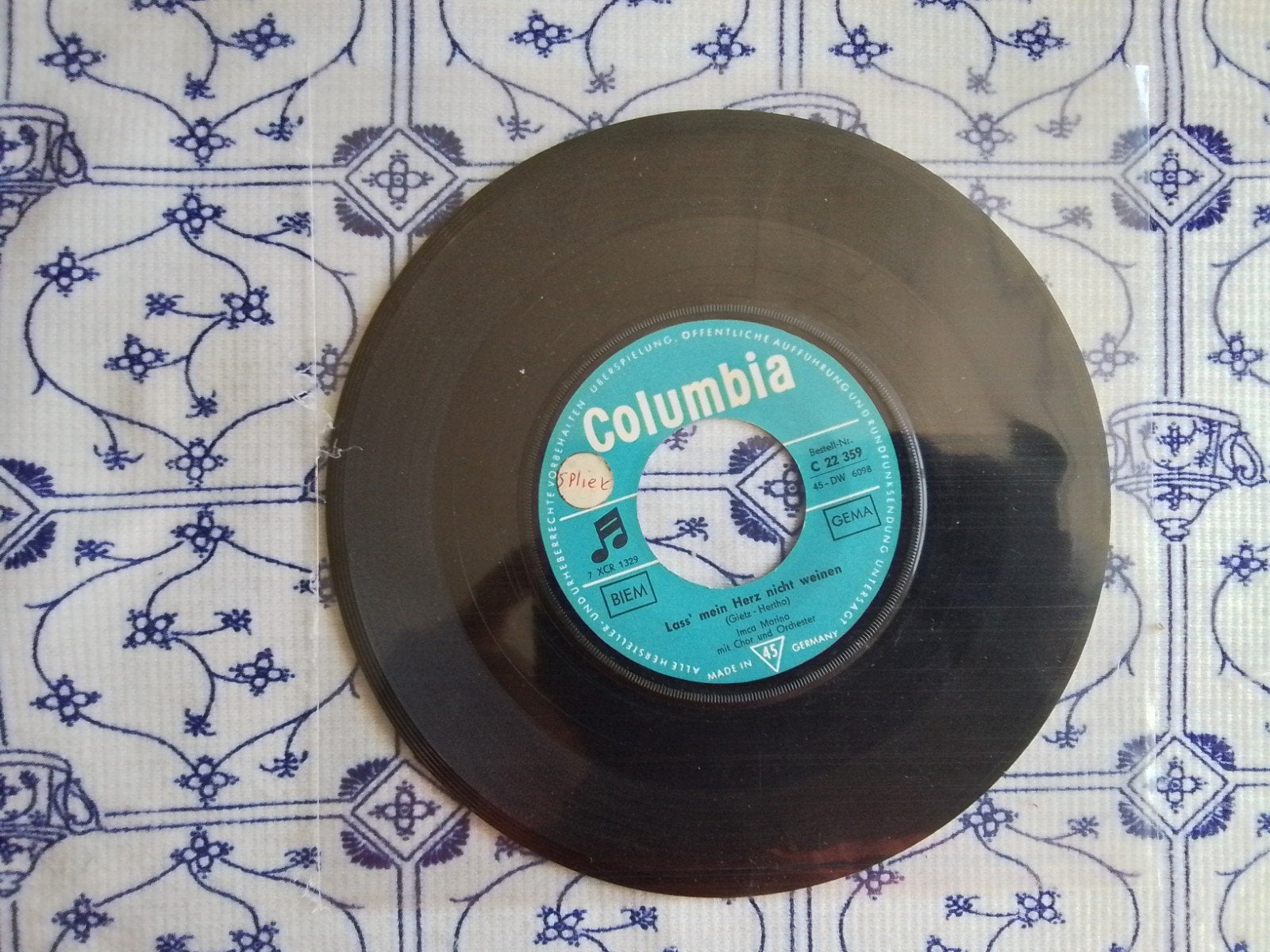 Imca marina         Lass mein herz nicht weinen, Cd's en Dvd's, Vinyl Singles, Ophalen of Verzenden, Zo goed als nieuw, 7 inch