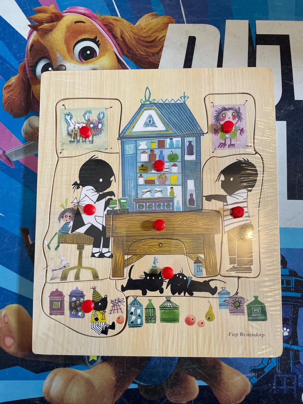 Houten HEMA Puzzel jip en janneke - Nieuw in verpakking, 2 tot 4 jaar, Nieuw, Ophalen of Verzenden, Van hout