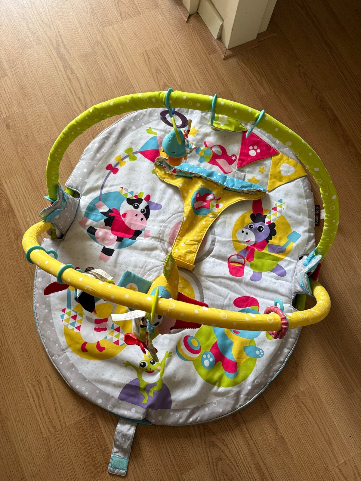 Yookidoo Speelkleed met Babygym - Zo goed als nieuw, Ophalen, Zo goed als nieuw, Speelkleed