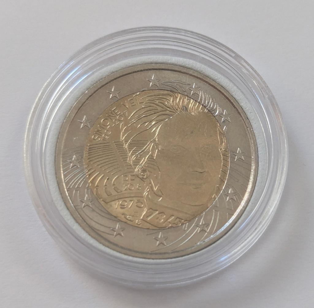 2 Euro Frankrijk 2024 Simone Veil herdenkingsmunt, Postzegels en Munten, Munten | Europa | Euromunten, Verzenden, Frankrijk, 2 euro