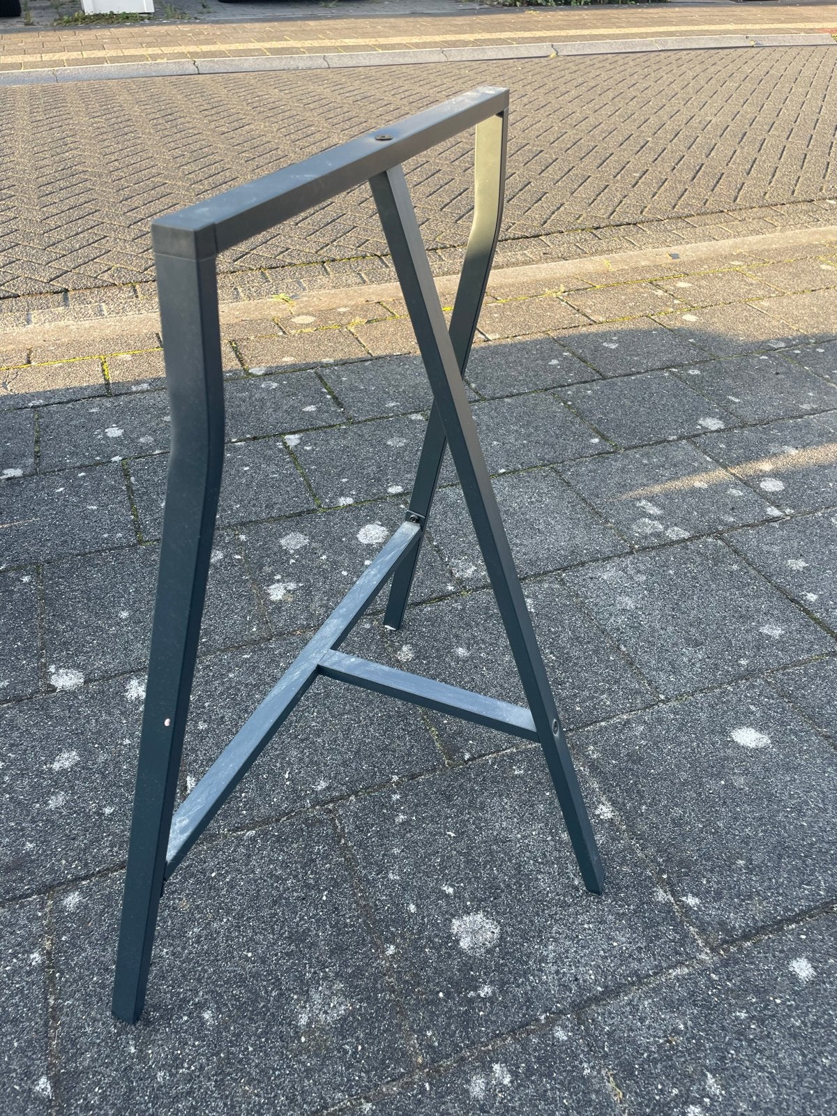 Schraag Lerberg Ikea antraciet grijs, Ophalen, Gebruikt