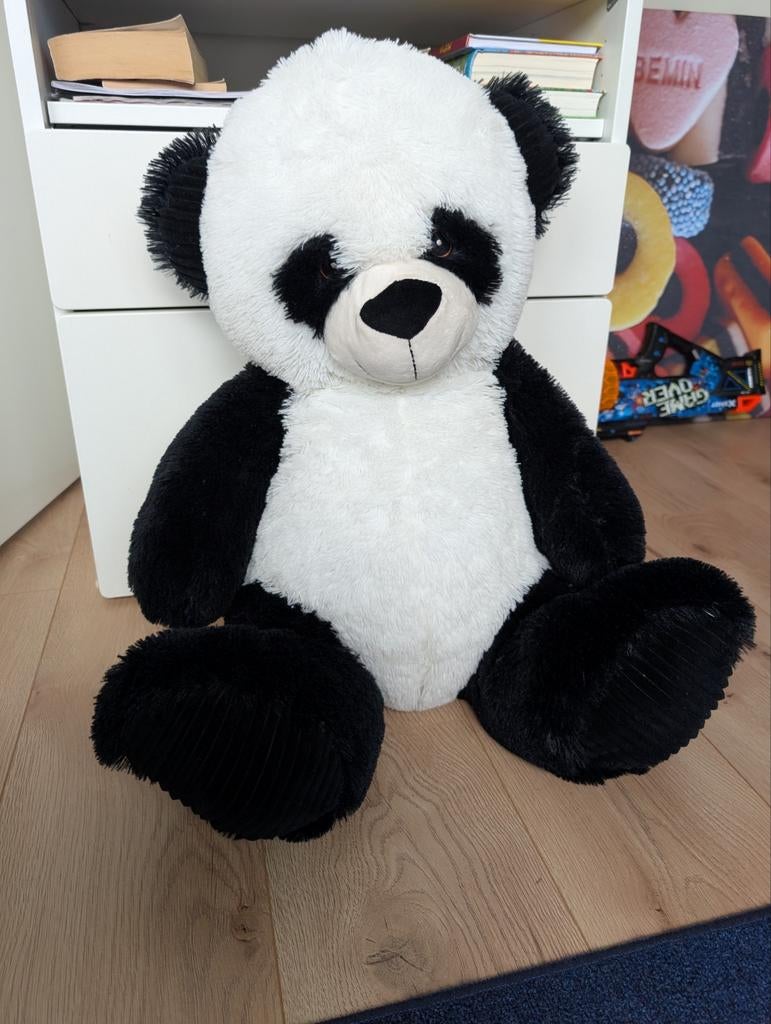 Pandabeer grote en kleine knuffel, Ophalen, Overige typen, Zwart, Middelgroot (20 tot 80 cm)