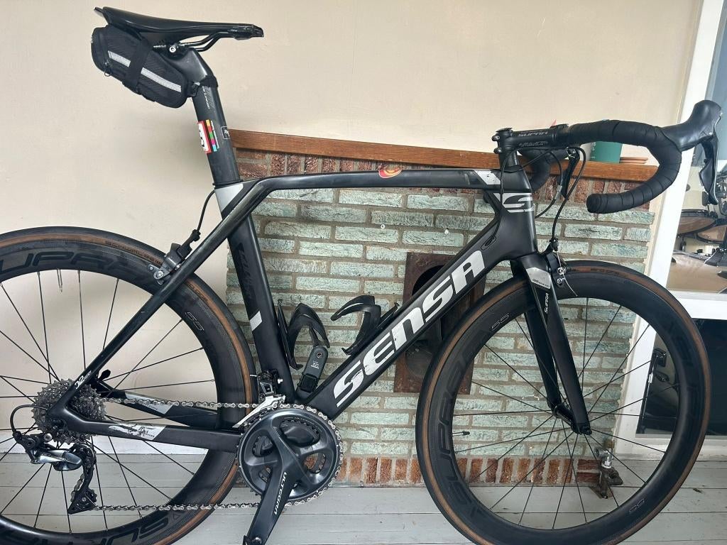 Sensa Giulia aero carbon racefiets  (Airflow EVA Supra), 28 inch, Gebruikt, Carbon, Heren