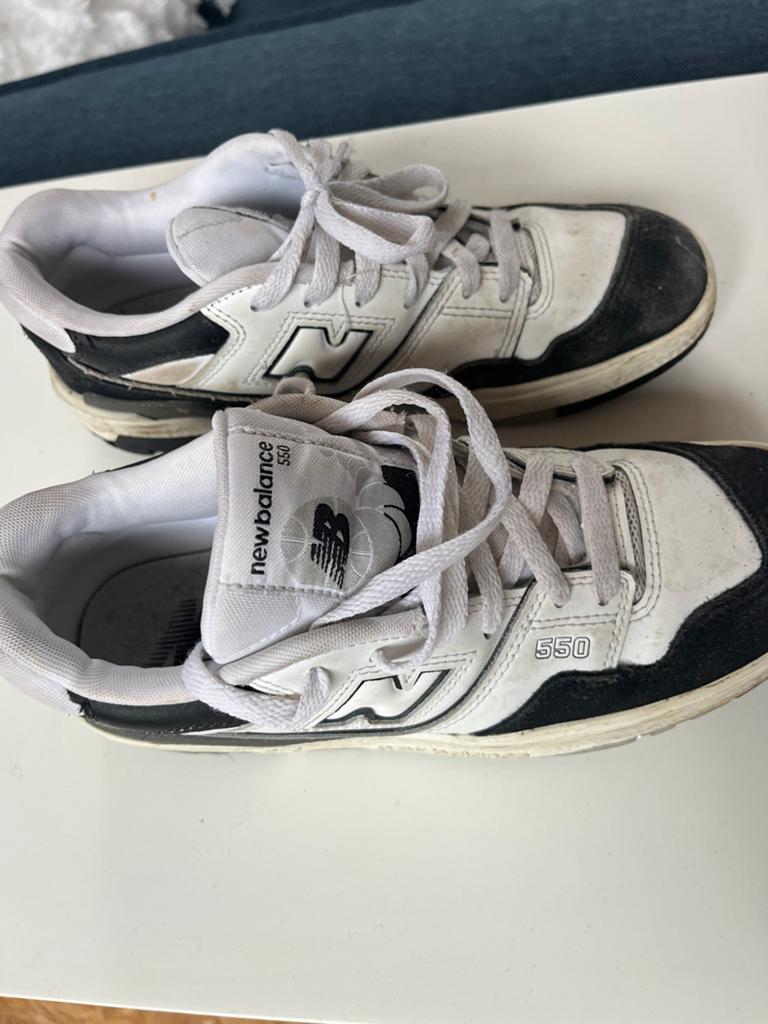 New Balance 550 sneakers zwart/wit maat 39, Ophalen of Verzenden, Gedragen, Zwart, Sneakers of Gympen