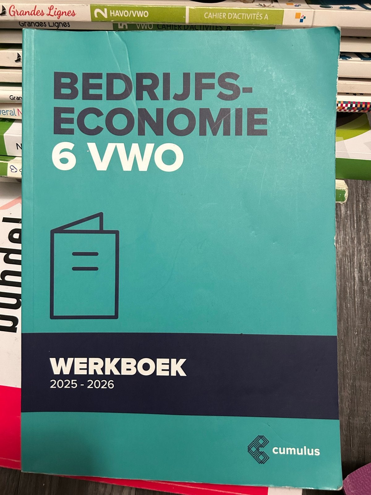 Bedrijfseconomie 6 VWO Werkboek 2025-2026 Cumulus, Boeken, Ophalen of Verzenden, Zo goed als nieuw, VWO, Bedrijfseconomie of M&O