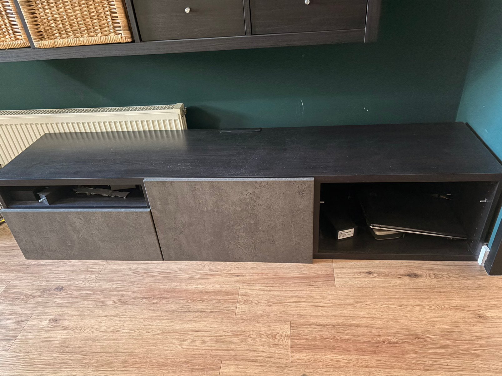 Tv meubel, Ophalen, Gebruikt, 150 tot 200 cm, Minder dan 100 cm