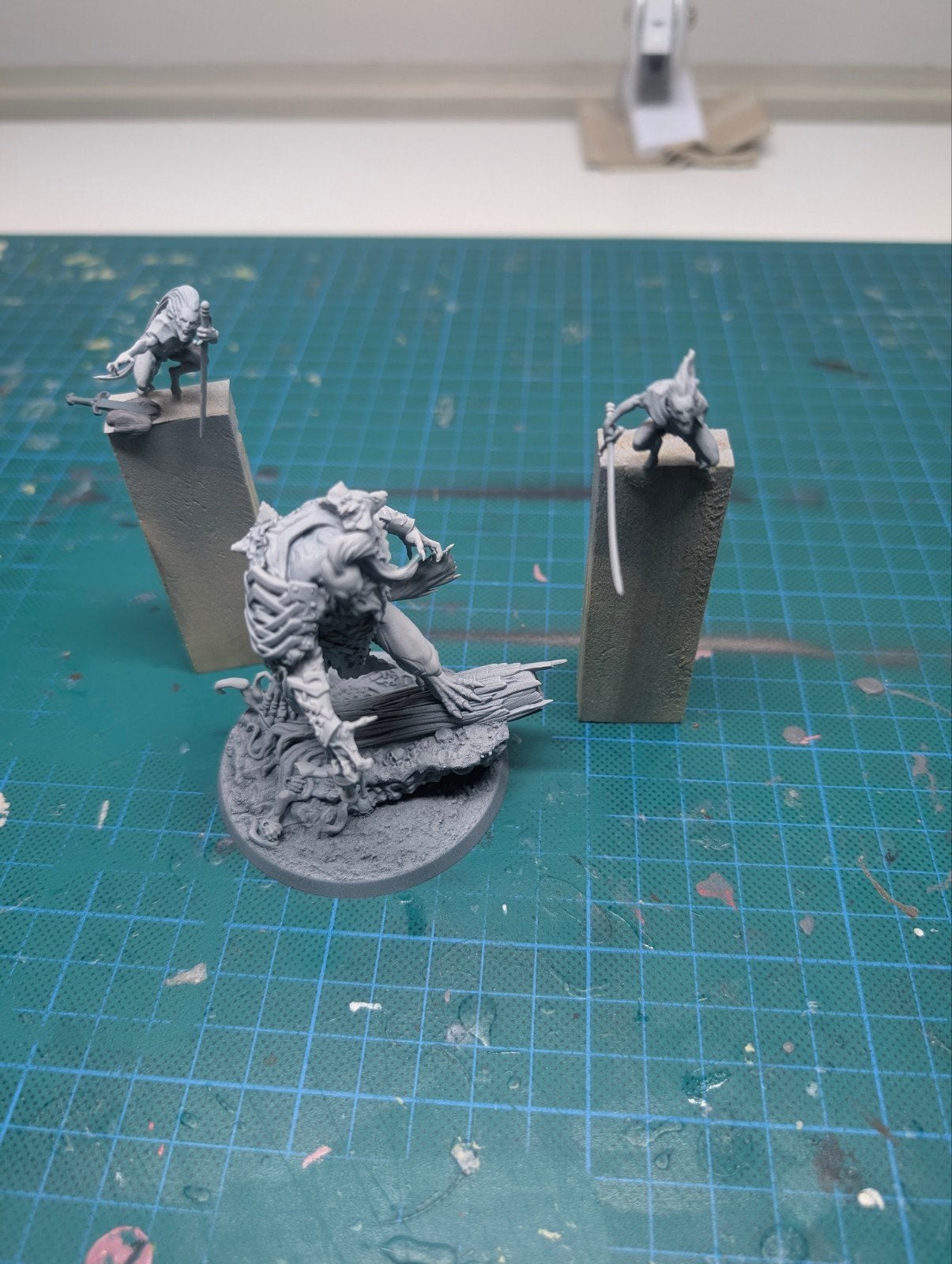 Radukar the Beast - Soulblight Gravelords (AoS) - Geprimed, Hobby en Vrije tijd, Wargaming, Ophalen of Verzenden