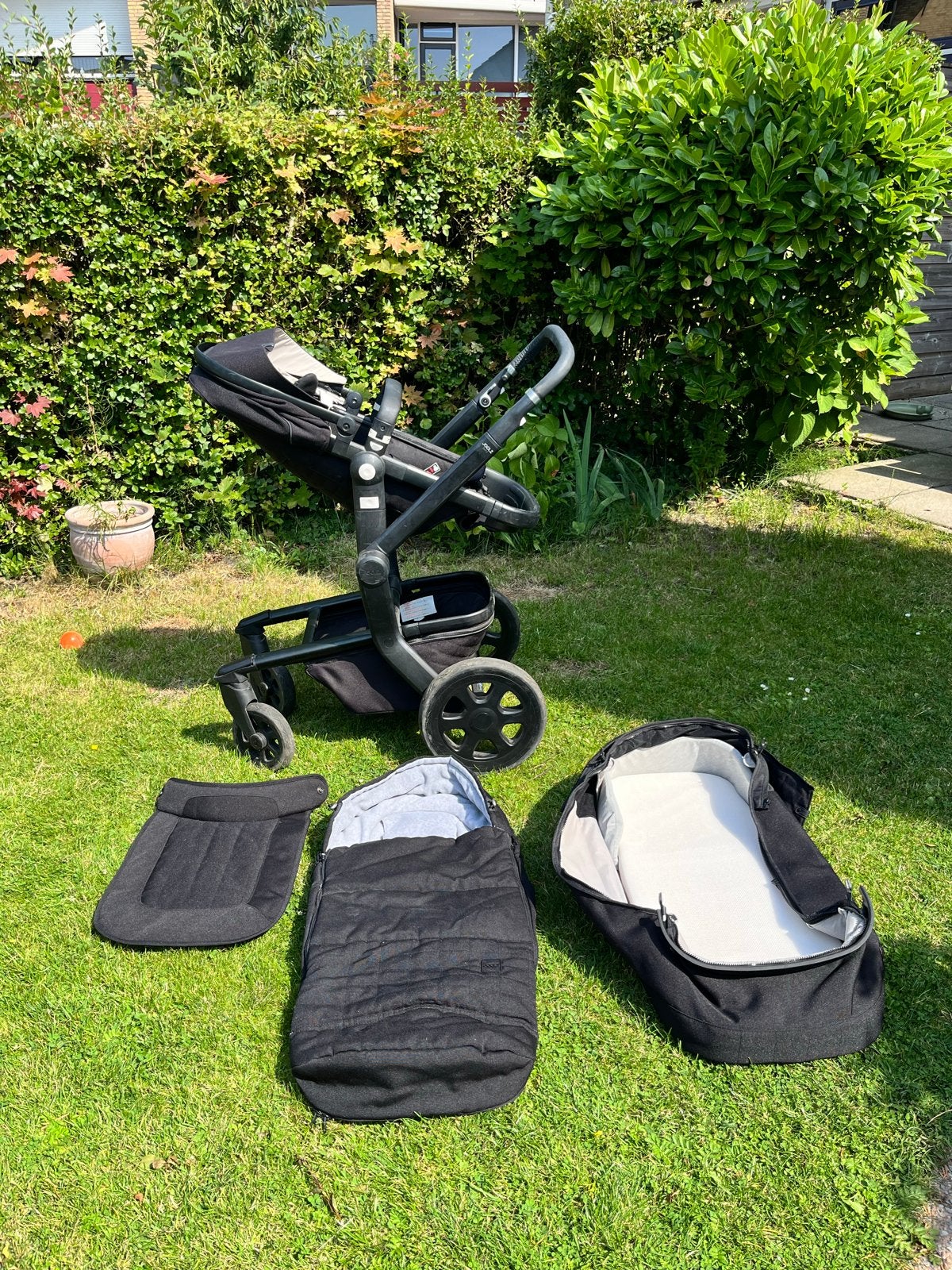Joolz Day 3 kinderwagen met reiswieg en voetenzak, Zo goed als nieuw, Met reiswieg, Ophalen, Kinderwagen