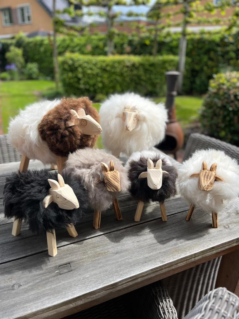 Decoratie schaapjes, handgemaakt, Ophalen of Verzenden, Nieuw