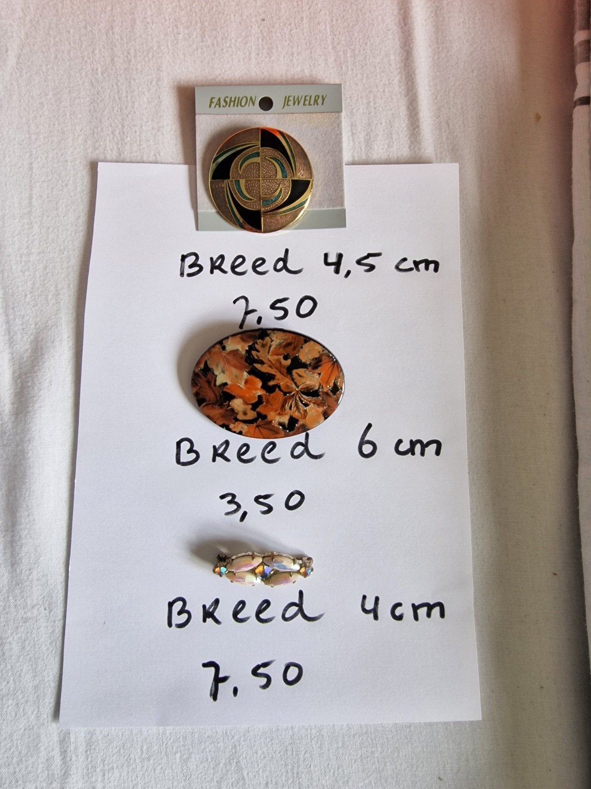 Mooie broches, Ophalen of Verzenden, Zo goed als nieuw