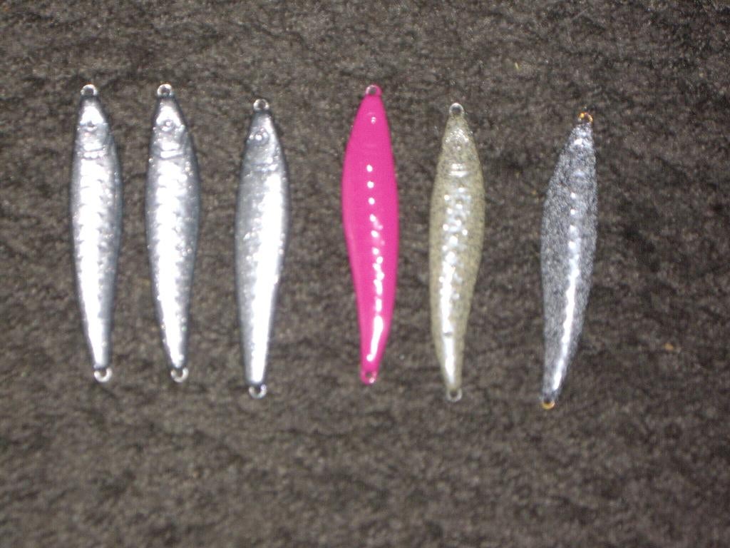 klasieke visvorm-pilker(s) van 65>>>>tot>>>250 gram, Ophalen of Verzenden, Nieuw, Dobber of Lood