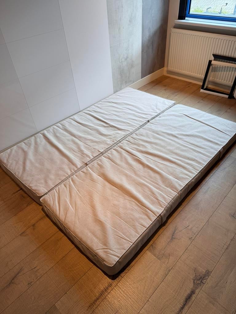 2x pocketvering matras 80x200 IKEA VANNAREID HEMNES, Ophalen, Eenpersoons, ., Zo goed als nieuw