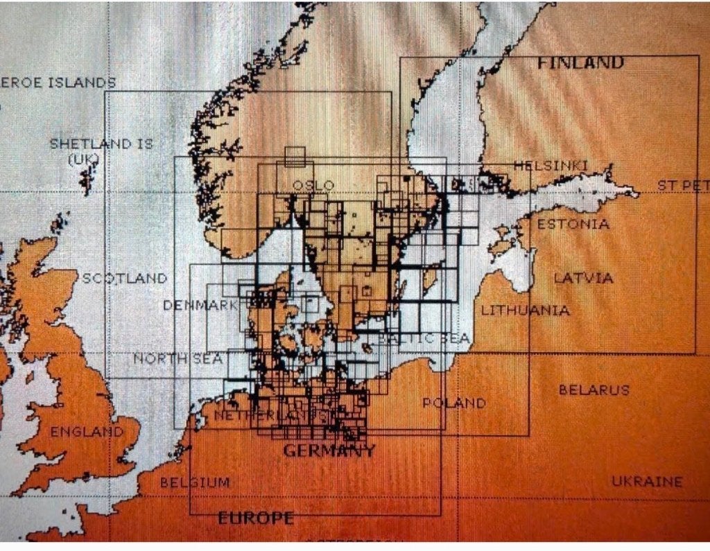Navionics CF kaart 25XG Denemarken, Zweden en Duitsland, Ophalen, Gebruikt, Kaartplotter of Fish Finder